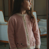 Konges Sløjd Kitty Cardigan Silver Pink - kids cardigan, view 3