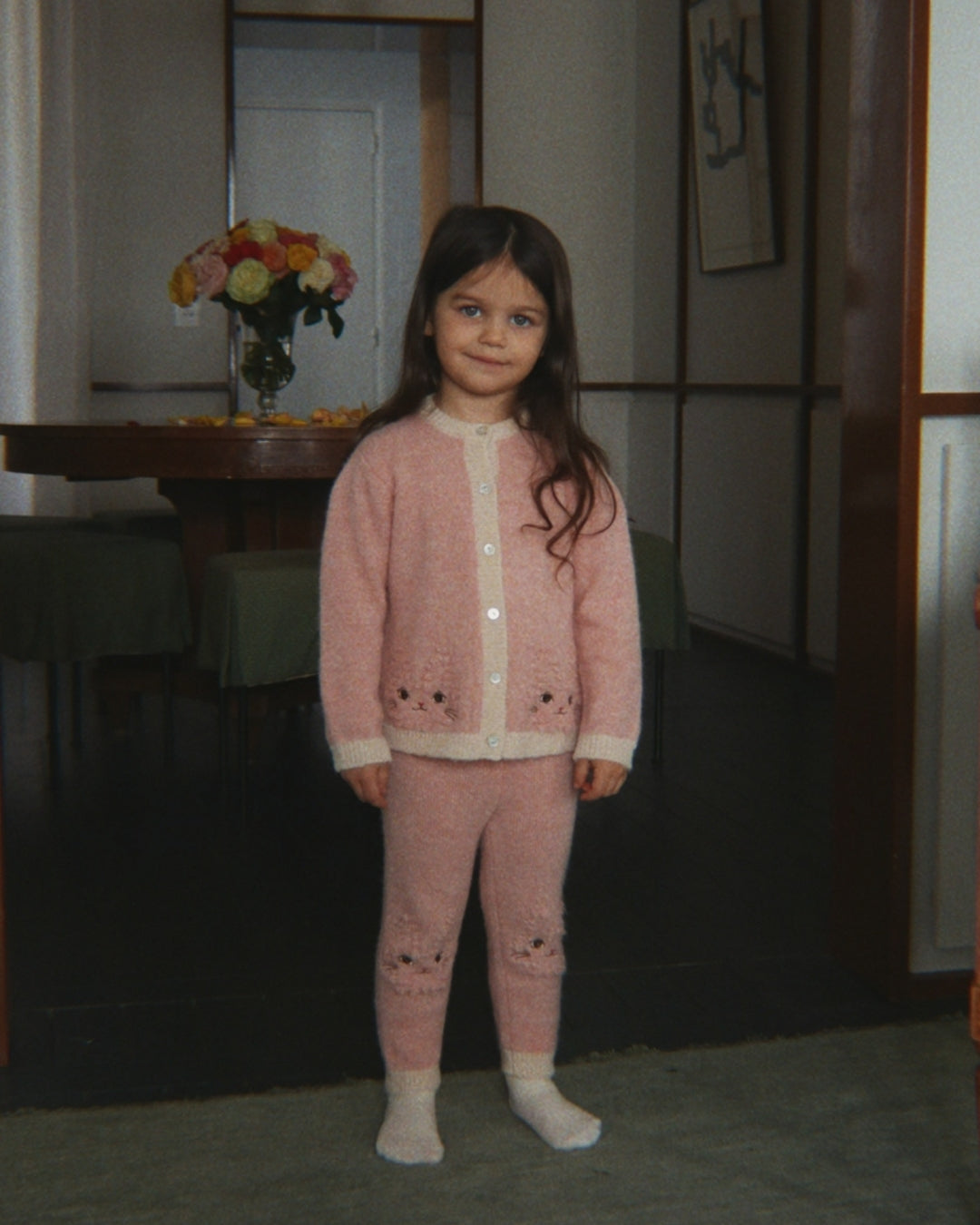 Konges Sløjd Kitty Cardigan Silver Pink - kids cardigan, view 2