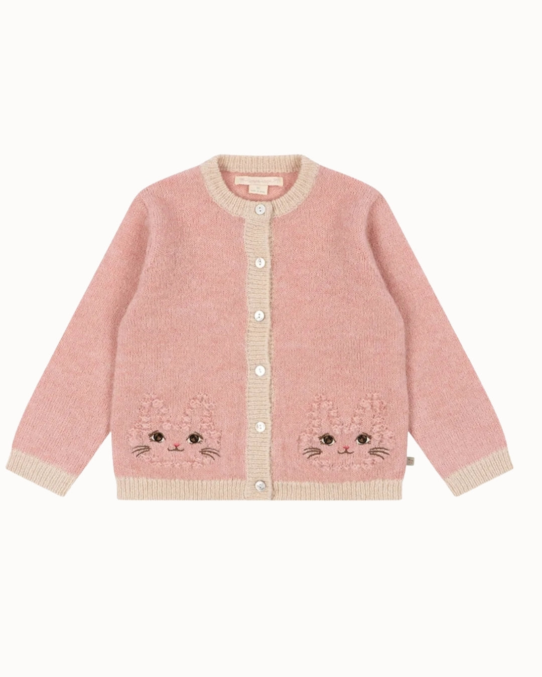 Konges Sløjd Kitty Cardigan Silver Pink - kids cardigan