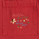 Konges Sløjd Magot Sequin Frill Pants Cardinal - kids sequin pants, view 5