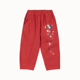Konges Sløjd Magot Sequin Frill Pants Cardinal - kids sequin pants