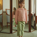 Konges Sløjd Rosier Cardigan Light Rose - kids knit cardigan, view 3