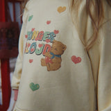 Konges Sloejd - Spotty Frill Sweat Gots Banana Crepe