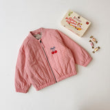 Konges Sloejd :: Juno Bomber Jacket Strawberry Ice