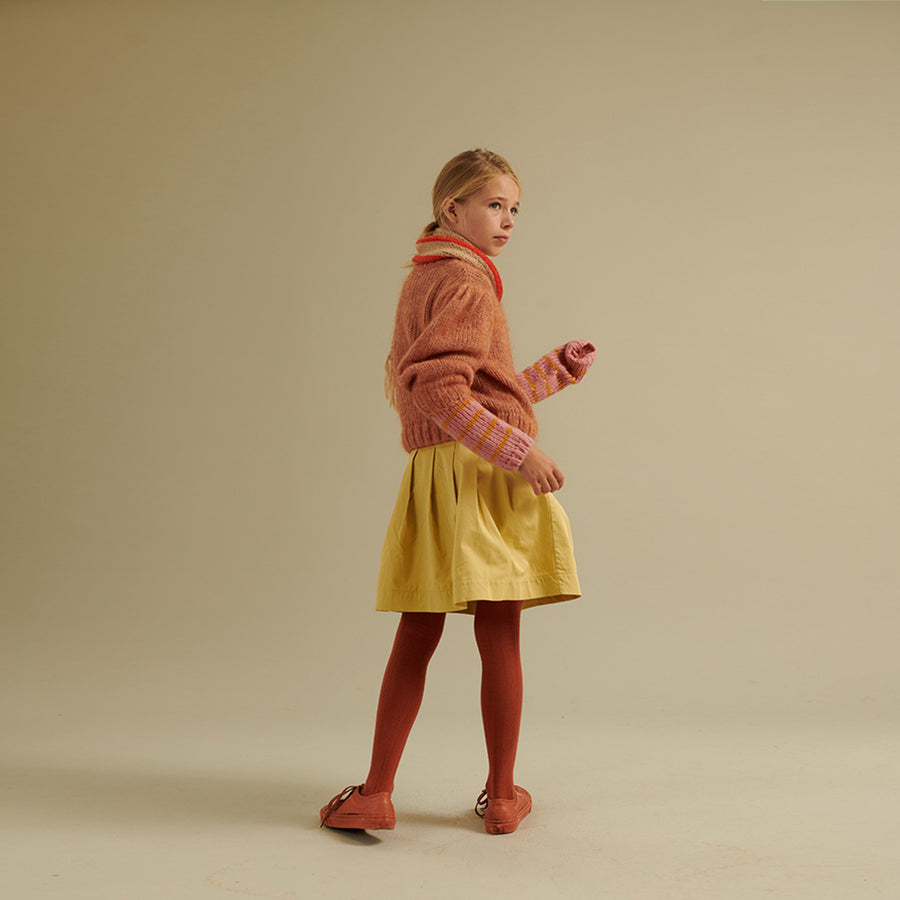 Long Live The Queen :: Knitted Puffed Sweater Peach