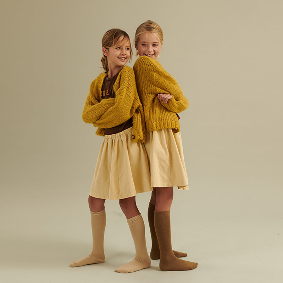 Long Live The Queen :: Rough Cardigan Mustard