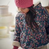 Louise Misha :: Reversible Coat Felvet Stoneblue Stargarden