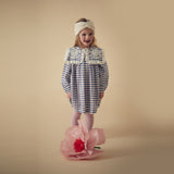 Louise Misha :: Dress Arinola Blue & Purple Checks