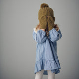 Louise Misha :: Dress Arinola Blue Sonnet Vichy