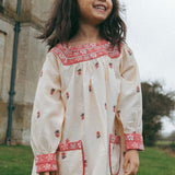 Lali Kids :: Adelle Dress With Petite Flower Embroidery