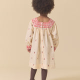Lali Kids :: Adelle Dress With Petite Flower Embroidery