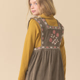 Lali Kids :: Clara Romper In Cypress Corduroy