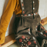 Lali Kids :: Clara Romper In Cypress Corduroy