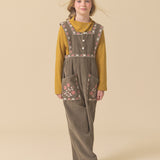 Lali Kids :: Clara Romper In Cypress Corduroy