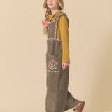 Lali Kids :: Clara Romper In Cypress Corduroy