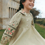 Lali Kids :: Gemma Dress In Faded Moss