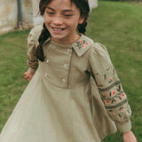 Lali Kids :: Gemma Dress In Faded Moss