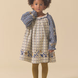 Lali Kids :: Tulip Dress In Double-Sided Yarn Dye