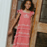 Lali Kids -  Nanette Dress In Faded Rose