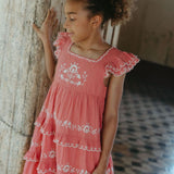 Lali Kids -  Nanette Dress In Faded Rose
