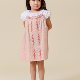 Lali Kids - Coradress In Cantaloupe Chex