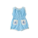 Lali Kids -  Sun Suit In Vintage Blue Plaid