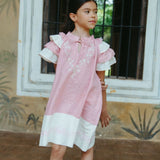 Lali Kids -  Linnea Dress In Peony Pink