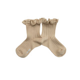 Collegien - Lili Lace Trim Ribbed Ankle Socks 280