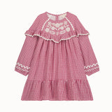Louise Misha - Dress Orana Raspberry Checks