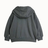 [Pre-Order] Mini Rodini - M.Rodini Field Notes Emb Hoodie Grey