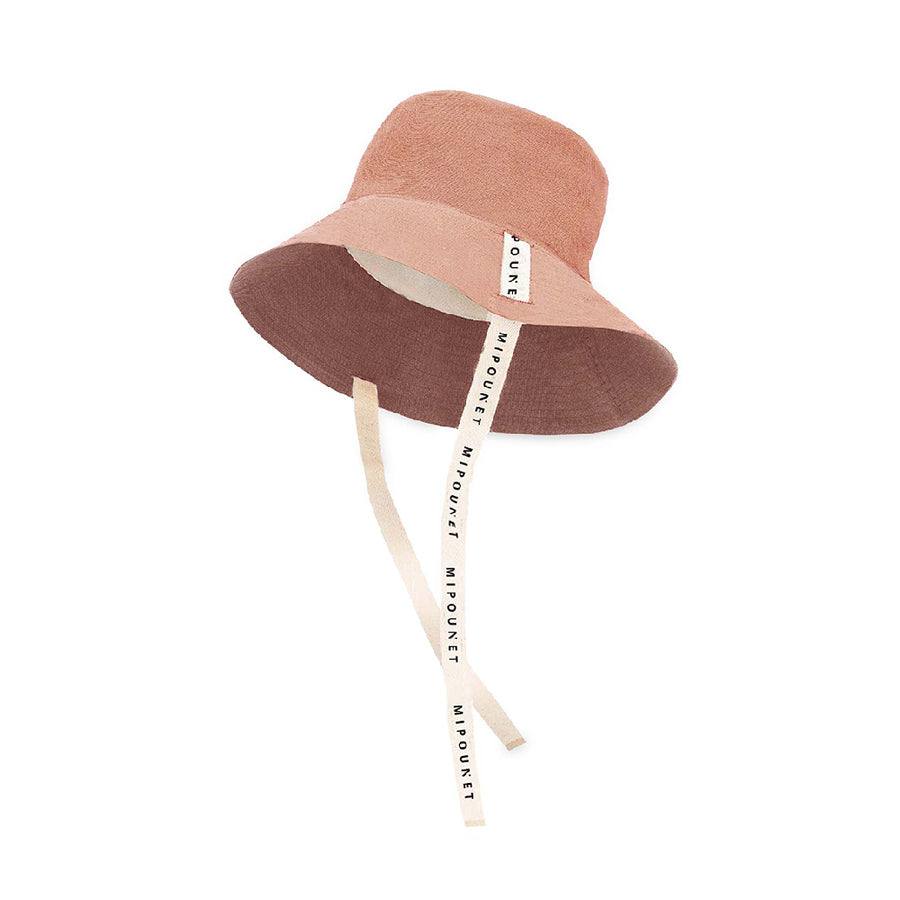 Mipounet :: Alice Bucket Logo Hat Stretch Twill Pink