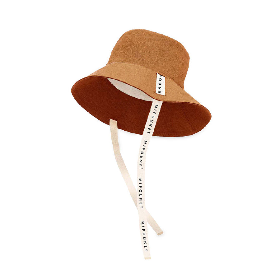Mipounet :: Alice Bucket Logo Hat Stretch Twill Caramel