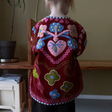 Sissel Mini - Maggie Mini Jacket Velvet Burgundy