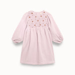 Birinit Petit Mauve Plumeti Embroidered Smocked Dress - girls special occasion dress