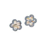 Misha And Puff -  Medium Flower Clip Set Seashore Confetti