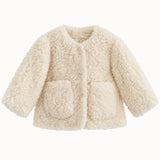 Mes Kids Des Fleurs - Fuzzy Coat White