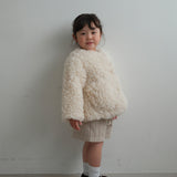 Mes Kids Des Fleurs - Fuzzy Coat White