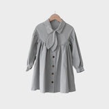 Mes Kids Des Fluers :: Bow Tie Dress Blue