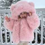 [Pre - Order] Mi Loves :: Little Bear Bomber Jacket Pink