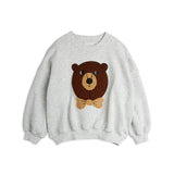 Mini Rodini :: Bear Chenille Sweatshirt Grey Melange