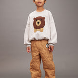 Mini Rodini :: Bear Chenille Sweatshirt Grey Melange