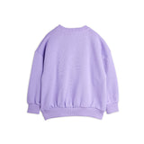 Mini Rodini :: Cat With Bowtie Chenille Sweatshirt Purple