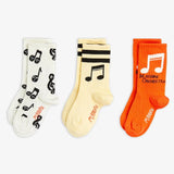 [Pre-Order] Mini Rodini :: Note 3-Pack Socks