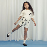 [Pre-Order] Mini Rodini :: Note aop muslin shorts