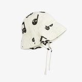 [Pre-Order] Mini Rodini :: Note aop muslin sun hat