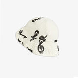 [Pre-Order] Mini Rodini :: Note aop muslin sun hat