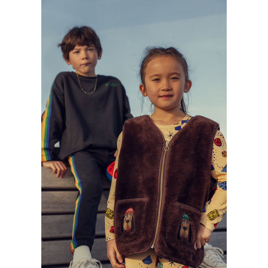 Mini Rodini :: Bloodhound Faux Fur Vest