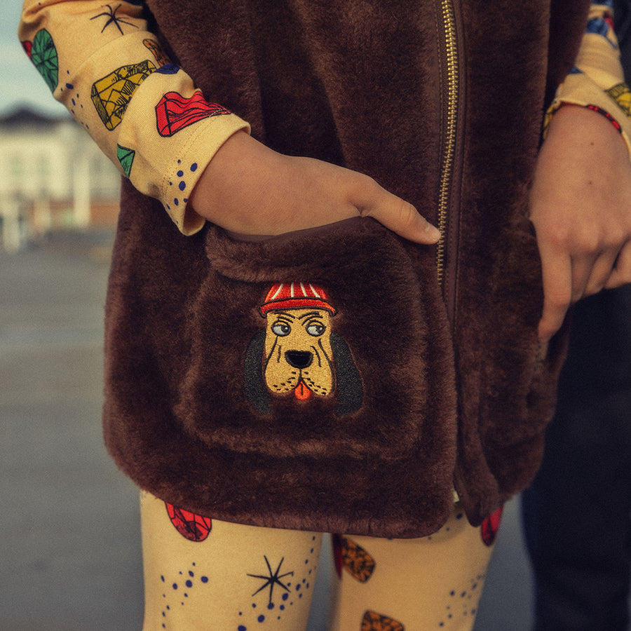 Mini Rodini :: Bloodhound Faux Fur Vest
