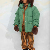 Mini Rodini - Rabbit Ear Faux Fur Cap Brown