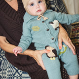 Misha And Puff :: Baby Meadow Overall Overcast